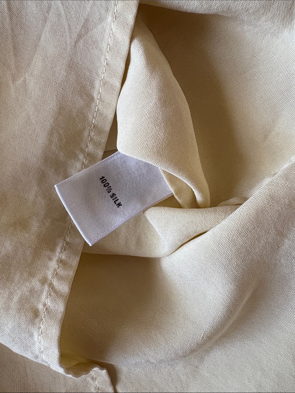 VINTAGE Silk Set - Tank Top & Drawstring Pants - Picture 6 of 7